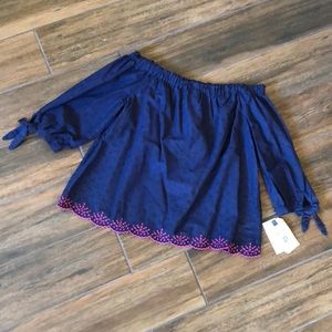 NEW Democracy Off Shoulder Blouse